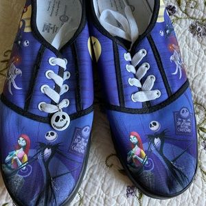 Nightmare Before Christmas Canvas Art Sneakers